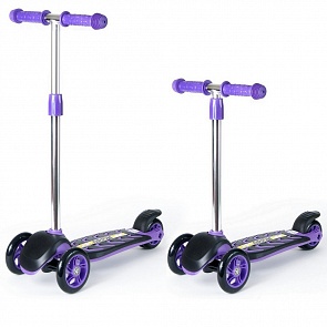 Детский трехколесный самокат пурпурного цвета RT ORION MIDI 164A (ORION, 5583rt)